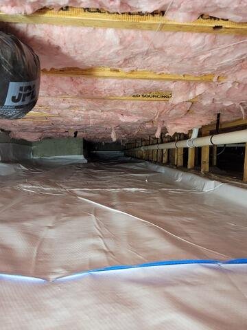 Completed crawl space repair by Premier Basement Systems in Spokane, WA