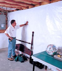 Drywall repair system in use, fixing damaged walls in a home in North Spokane near Cedar Road