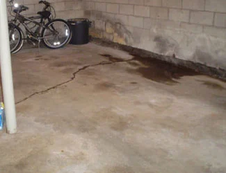 Sandpoint basement with water accumulation needing waterproofing