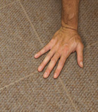 Thumb image of carpeted floor tile, showcasing texture and design for basement installations in Post Falls near Spokane Street