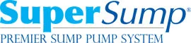 SuperSump sump pump system logo representing advanced water management solutions